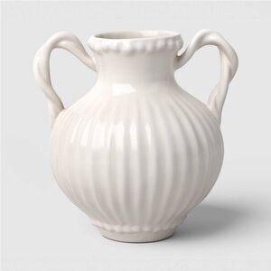 Beaded Ceramic Handled Vase Ivory
- Threshold™